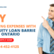 car equity loan Barrie Ontario